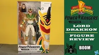 Hasbro Power Rangers Lightning Collection Wave 3 Mighty Morphin LORD DRAKON MMPR Figure Review