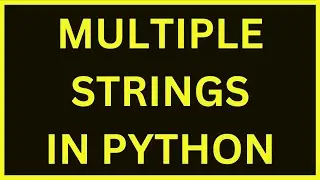 Multiline Strings In Python | Python 4 You | Lecture 68