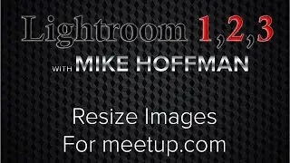 Resize Photos in Lightroom