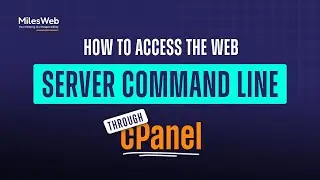 How to Access the Web Server Command Line Through cPanel? | MilesWeb