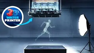 3D Motion Capture Water Printer