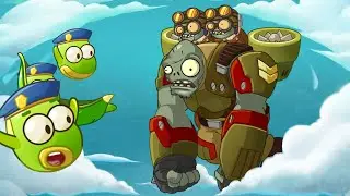 Гаргантюа-авиатор. РАСТЕНИЯ против ЗОМБИ 2 или PLANTS vs ZOMBIES 2. Серия 261