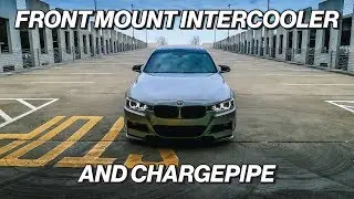 CSF FRONT MOUNT INTERCOOLER AND EVOLUTION RACEWORKS CHARGEPIPE ON THE BMW F30!