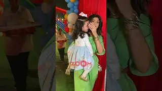 Shilpa Shetty exits from Ekta Kapoors sons party as daughter Samisha cries #shorts #shilpashetty