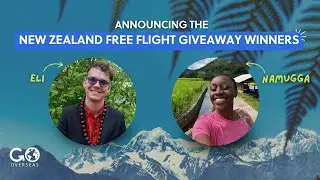 Surprising Eli and Namugga with a free flight to study abroad in New Zealand! ✈️