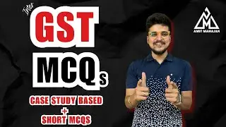 GST MCQs (ENGLISH) | September 2024 | CA Inter | CA Amit Mahajan