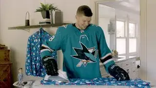 Tomas Hertl Holiday Suit Bobblehead Commercial