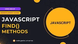 JavaScript Array find Method Explained  | Web Development Tutorial #93