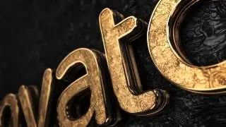 Black Gold Logo V3  Project for After Effects