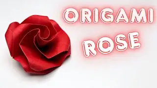 🌹 How to Make an Easy Origami Rose 🌹 Paper Folding Rose 🌹 DIY Origami Ideas 🌹