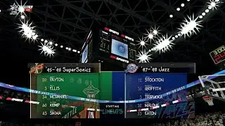 Легенды НБА | Плей-офф 2024 | 1/4 финала |  Юта Джаз - Сиэтл Суперсоникс  (обзор всех матчей)