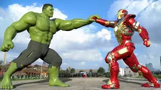 Transformers: The Last Knight - Hulk vs Iron Man Final Fight (2024) | Paramount Pictures [HD]