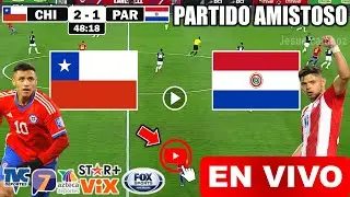 Chile vs Paraguay en vivo, donde ver, a que hora juega Chile vs Paraguay Amistoso Internacional 2024