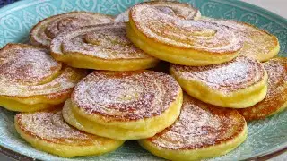 prepare these goodies in minutes. delicious pancakes on sour cream