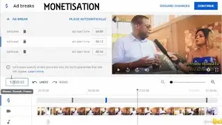 How to specify the where (minutes) to monetize your video in the new YouTube STUDIO ( Ad Breaks )