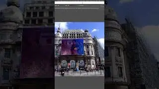 Place Image Mockup in Perspective With Photoshop #shorts