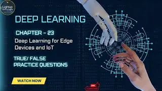Deep Learning Chapter 23 - Deep Learning for Edge Devices and IoT True/False video