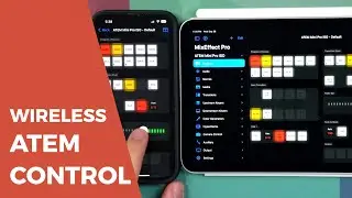 THREE ways to control your ATEM Mini WIRELESSLY with an iPad