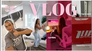 SUNDAY RESET DAY IN MY LIFE VLOG |Cleaning, Quick Leg Day workout,Decorating office & playing roblox