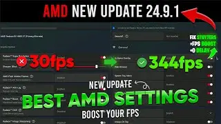AMD Radeon Best Settings For Gaming & Performance | AMD New Update 24.9.1 | AMD Adrenalin Edition