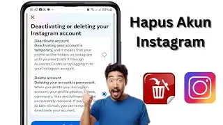 Cara Menghapus akun Instagram-2024. Hapus akun Instagram Anda