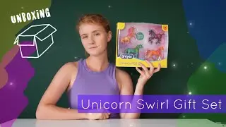Wygrałam Jednorożce na loterii 🦄 |Unicorn Swirl Gift Set| - Breyer Unboxing