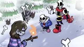 FNF - Hypothermia [Frostbite Undertale Mix] | Friday Night Funkin' Lullaby