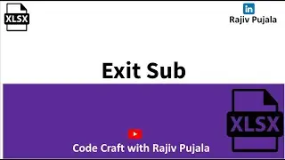 33. Exit Sub in Excel VBA: Control Macro Flow