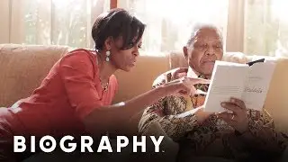 Nelson Mandela - Meeting with Michelle Obama | Biography