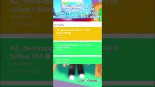 User: Mallonel #roblox #plsdonate #shorts