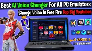 How to Change Voice in Free Fire Like Big Youtubers | Best Ai Voice Changer For All PC Free Fire
