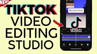 How to Use Tiktok Video Editing Studio | NEW TIKTOK UPDATE | 2022