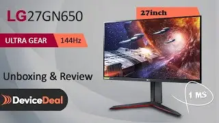 New LG UltraGear 27GN650 Unboxing & Review