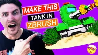 Create Hard Surface Stylized Tanks! How It’s Made in ZBrush – Ian Robinson - ZBrush 2022