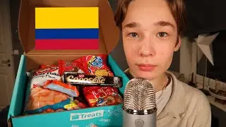 ASMR Mukbang | Trying Snacks From Colombia🇨🇴 | Try Treats