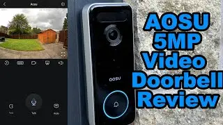 AOSU 5MP Video Doorbell Unboxing, Setup & Review