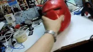 Шлем железного человека из  попьемоше, поделка.