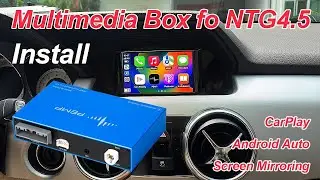 PEMP for  Mercedes NTG 4.5 Carplay android auto MMI box install