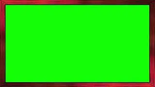 Neon light frame | green screen frame | cromakey border