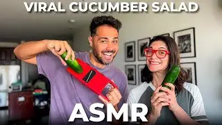 We tried the ICONIC CUCUMBER SALAD 🥒😱