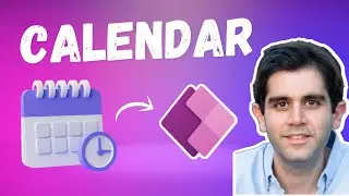 Build CALENDAR Control in POWER APPS in Minutes | Connect to SharePoint List