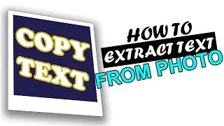 HOW TO EXTRACT TEXT FROM PHOTO FILES