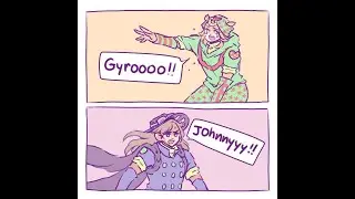 The Bond of Johnny and Gyro (Jojo's Bizarre Adventure Comic Dub)