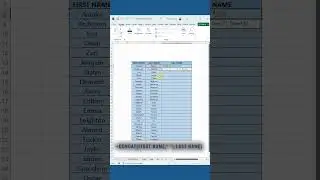 Combine Data from Two Cells in #excel #subscribe #like #viral #shorts #subscribe #music