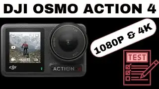 DJI Osmo Action 4 Adventure Combo Unbox 1080P & 4 Video Demo