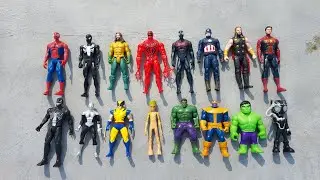 AVENGERS SUPERHEROES #112 Spiderman,Venom,Batman,Aquaman ,Hulk,Thonas,Superman,flash