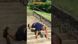 How Karate guys walk down the stairs!