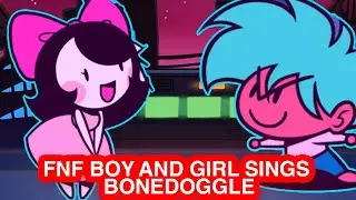 Friday Night Funkin FNF Boy and Girl Sings Bonedoggle  