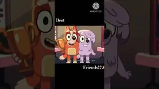 Lila and Bingo are best friends FOREVER!!!! #bluee #edit #bluey #cartoon #blueyedit #blueycharacters
