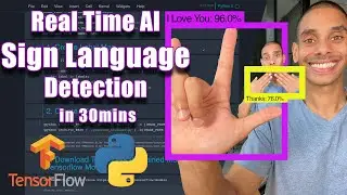 Real Time Sign Language Detection with Tensorflow Object Detection and Python | Deep Learning SSD